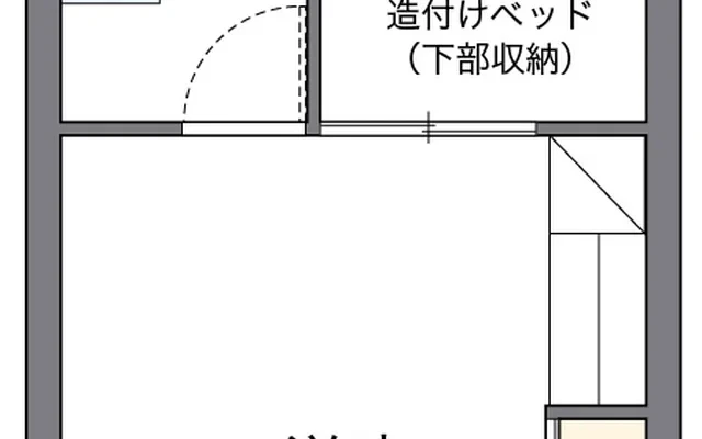 レオパレス幸 - 守山市の学生向け宿泊施設 - 112号房间(带独立厨房)