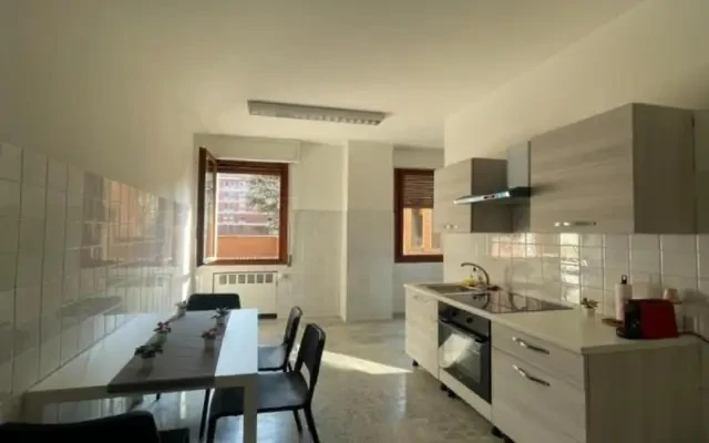 Bed in a twin bedroom in a 7-bedroom flat next to Università di Bologna 3