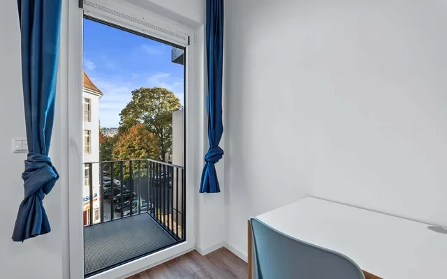 Fully furnished studio with balcony 2