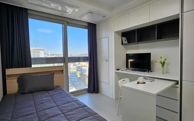 High View - Right Next to Gwangjang Market | 15min Walk to Dongguk Univ - Seoul student accommodation - Highview Studio