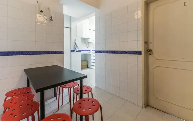Alluring double bedroom not far from Instituto Superior de Agronomia - 리스본 학생 숙소 - Double bedroom