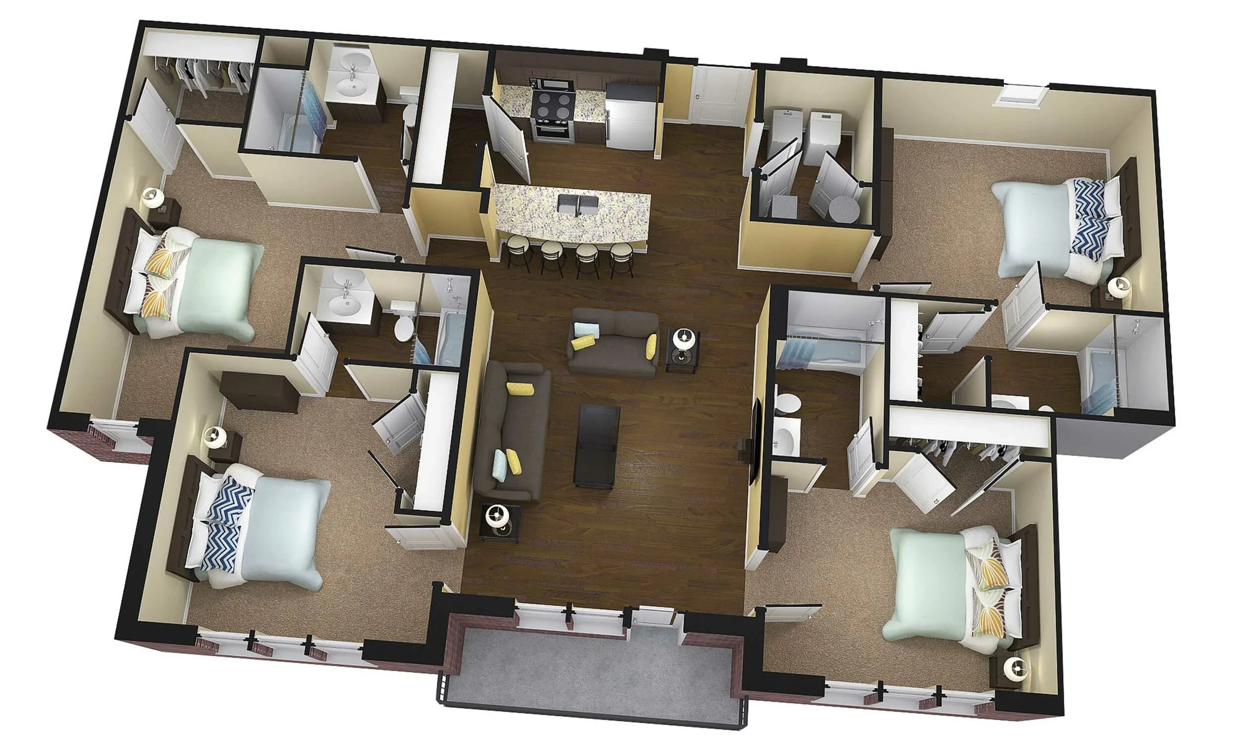 4 Bed 4 Bath Bretona I