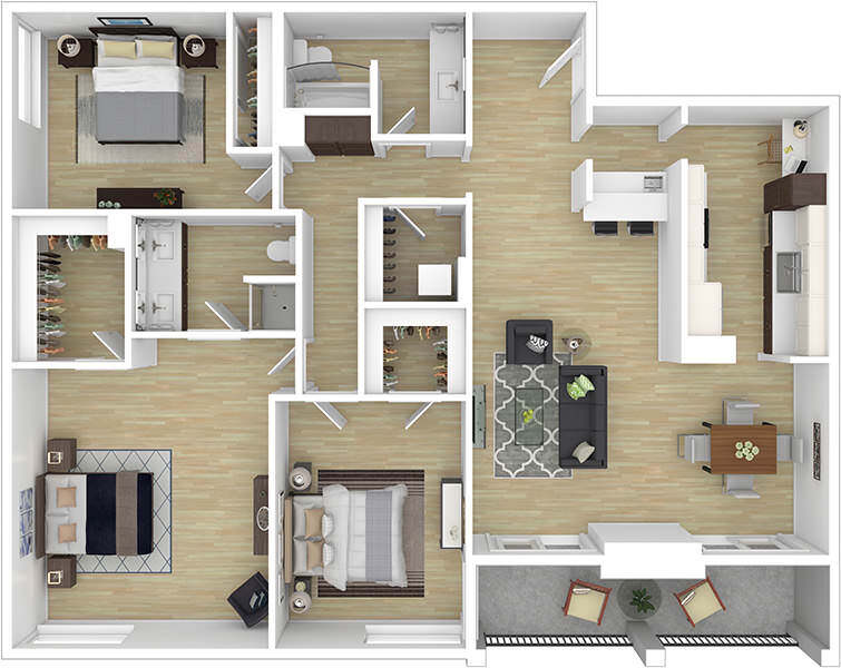 3 Bed 2 Bath