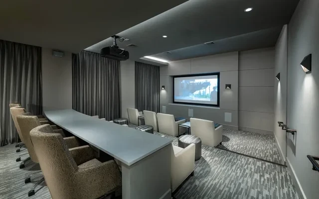 Luxe at Alewife - Cambridge student accommodation - Cinema room