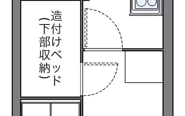 レオパレスエレカーサ - 아츠기시 학생 숙소 - 305号房间(带独立厨房)