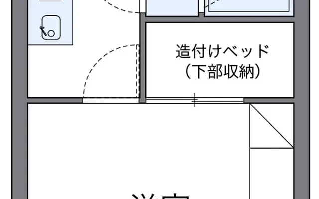 レオパレスＳＯＰＨＩＡ - Yamatokoriyama student accommodation - 104号房间(带独立厨房)