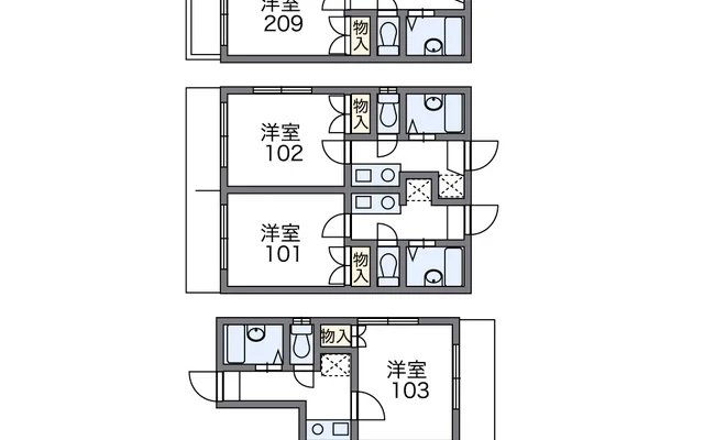 レオパレス砂子町 1