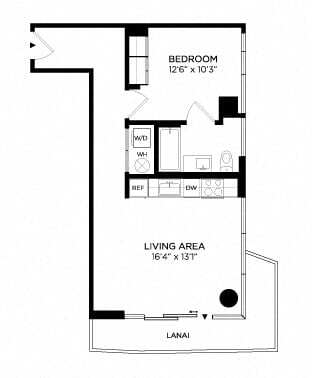 1 Bedroom 1C