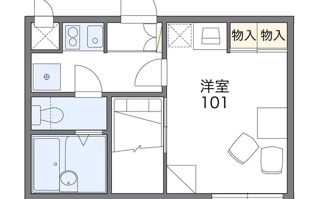 レオパレスＫ　ＰＯＬＡＲＩＳ 1