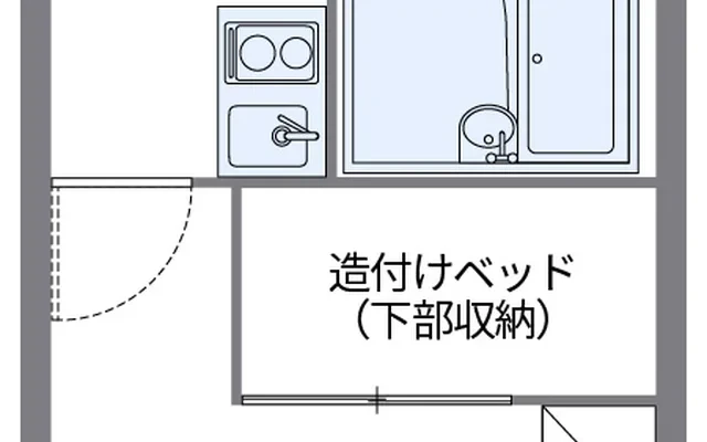 レオパレスグリーンコート - Fukuyama student accommodation - 202号房间(带独立厨房)
