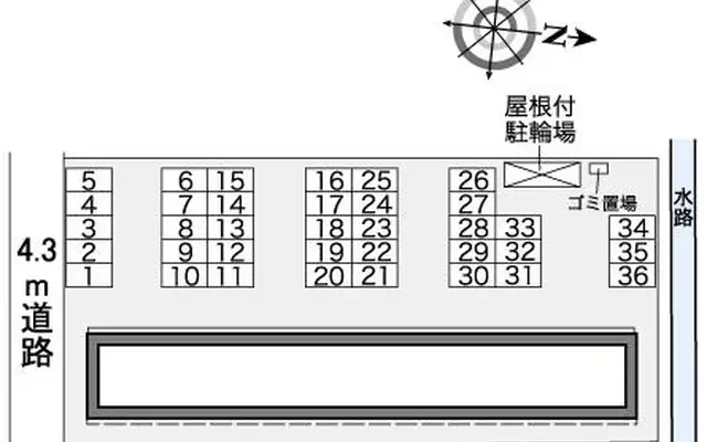 レオパレスアイリス日影 2