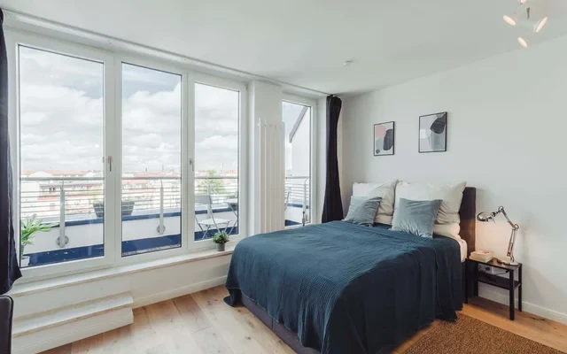 Modern one-bedroom-apartment with a uniqe view over Berlin 1