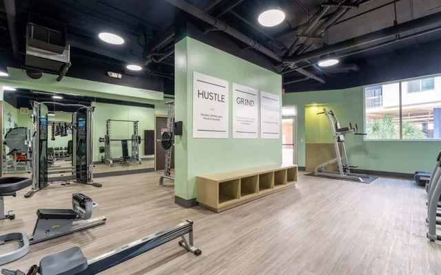 The Venue on Guadalupe - chỗ ở sinh viên tại Austin - Phòng gym