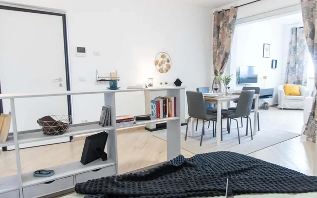 STUDIO APARTMENT (up to 4) with LIVING AREA, 15 min to DOWNTOWN #R15 1