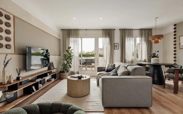 Teibo - 2 bedrooms and office in Sagrada Familia 1