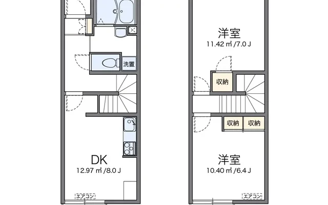 レオパレス下宮永 - Nakatsu student accommodation - 111号房间(带餐厅/独立厨房)