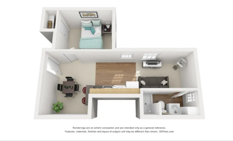 1bd / 1ba The Tressel