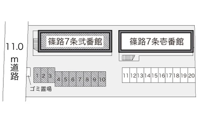 レオパレス篠路７条弐番館 2