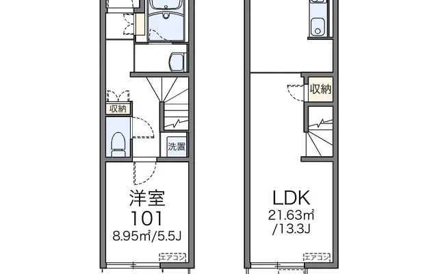 レオネクストクレール住吉Ⅱ 1
