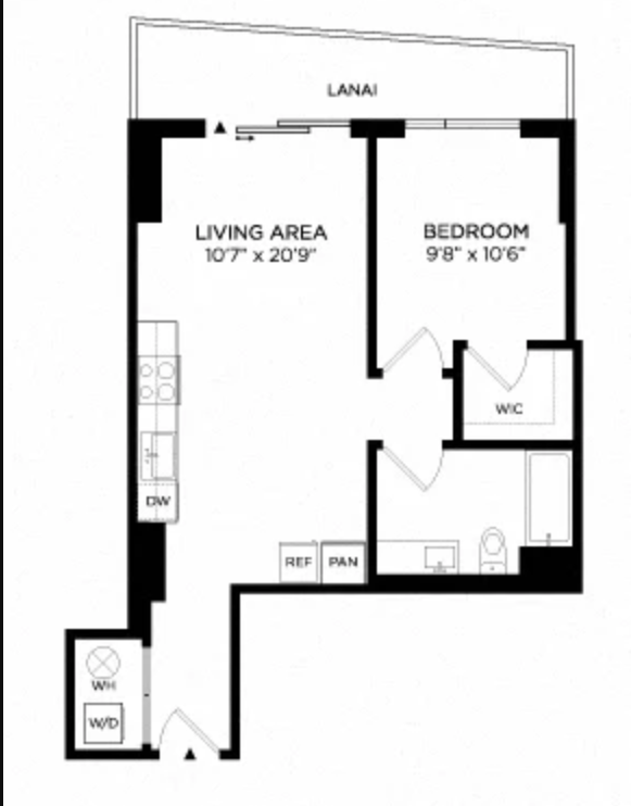 1 Bedroom 1L