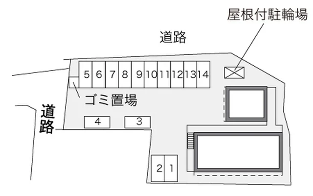 レオパレスクレール黒野 2