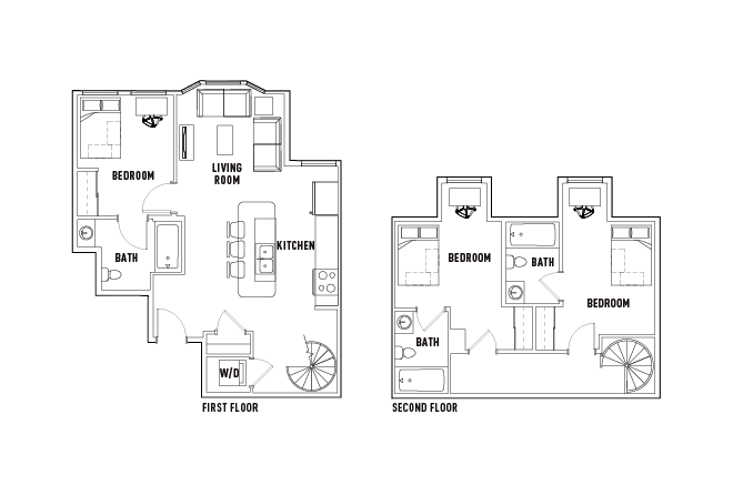3 Bed 3 Bath Townhome A