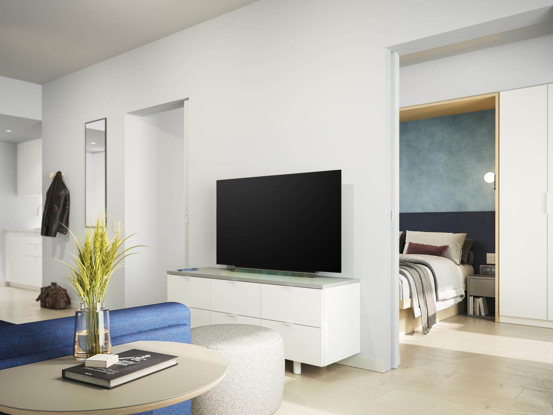 1 Bedroom (1BA2M)