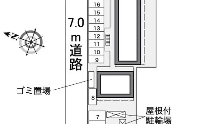 レオパレスＹＡＨＡＧＩⅠ 2