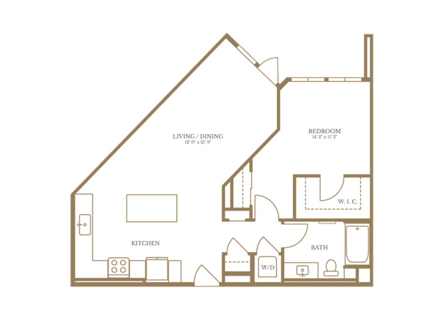 1 Bed 1 Bath