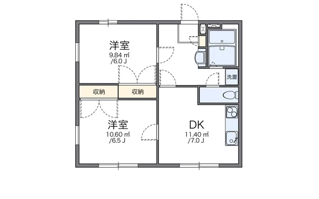 レオパレス華 - ที่พักนักศึกษาในเฮอเป่ยกุน จิ่นป่าน町 - 105号房间(带餐厅/独立厨房)