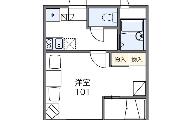 レオパレス武蔵ヶ丘Ⅱ 1