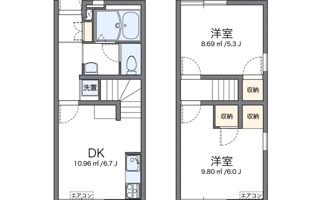 レオパレスコート グレイスⅠ - ที่พักนักศึกษาในเมืองคุยชิ - 101号房间(带餐厅/独立厨房)