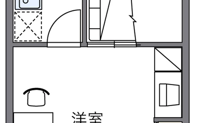 レオパレスプレシオ２１Ｂ 1