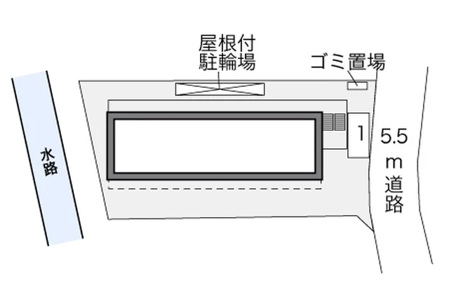 レオパレスプラザ　ハルⅠ 2