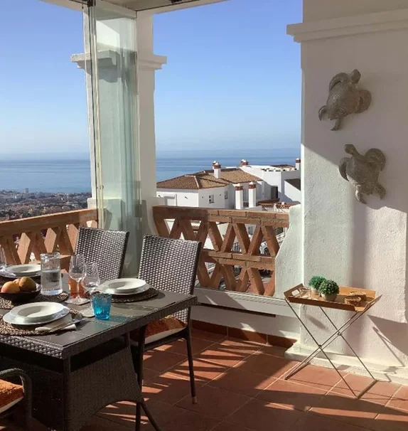 Pool Calahonda Palmeras with Sea View