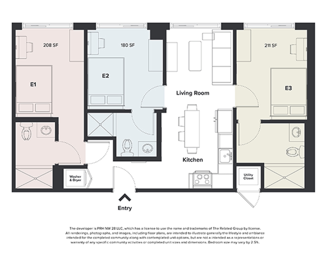 3 Bedroom / 3 Bathroom C1