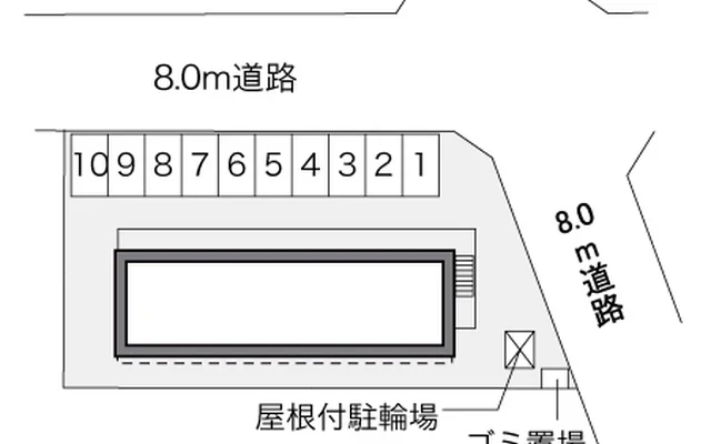 レオパレスオーキッドⅢ 2