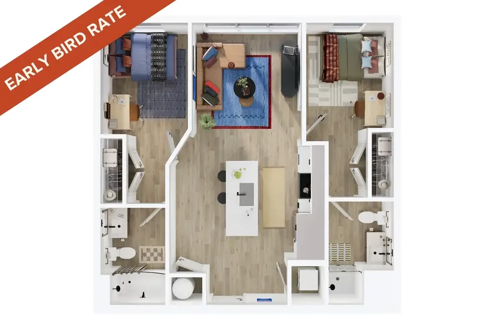 2BR/2BA - C2