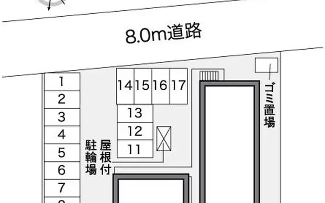 レオパレスベイサージュ　東若宮 2