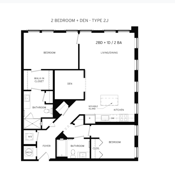 2 Bed 2 Bath Scarlet