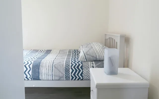 Bed in twin bedroom, in Phibsborough 1