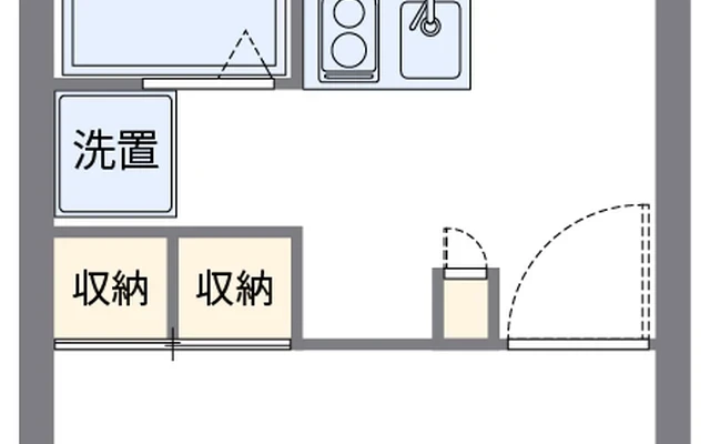 レオパレス津山口 - Tsuyama student accommodation - 110号房间(带独立厨房)