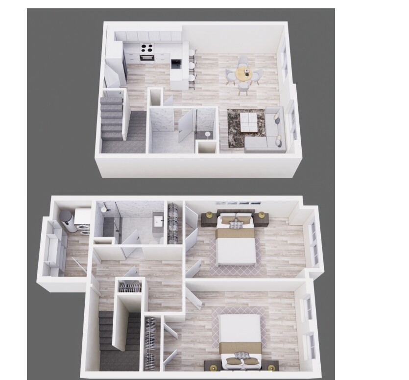 2 Beds  2 Bath Jersey