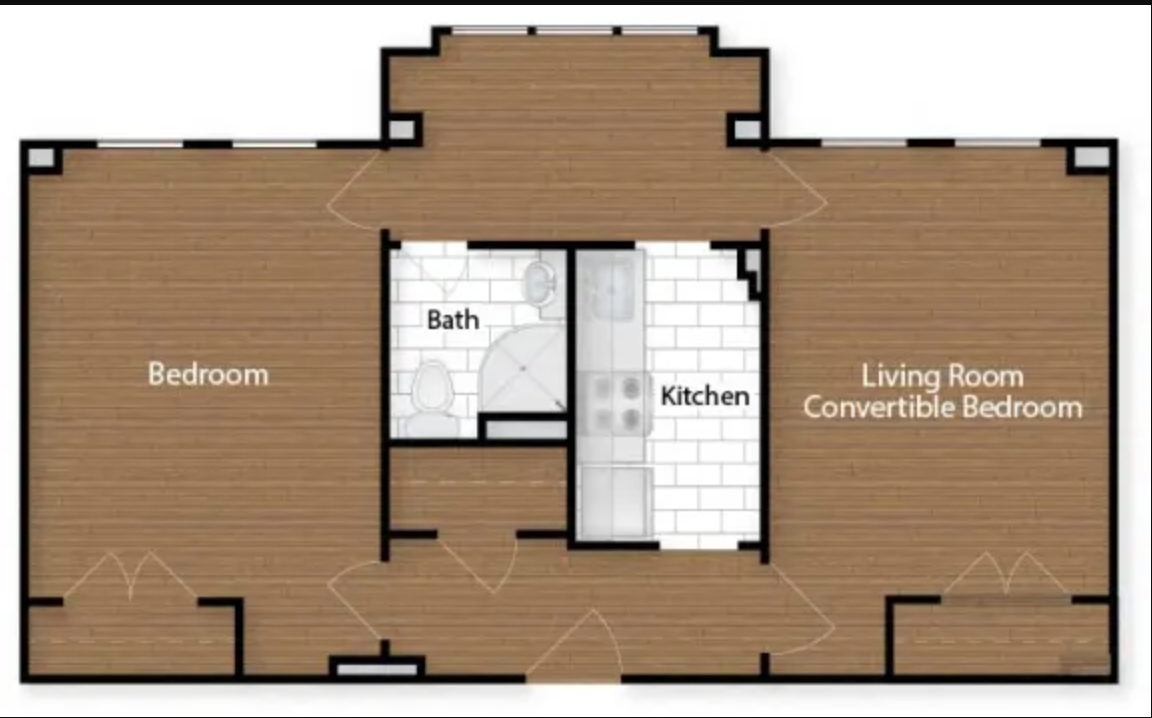 Convertible One Bedroom