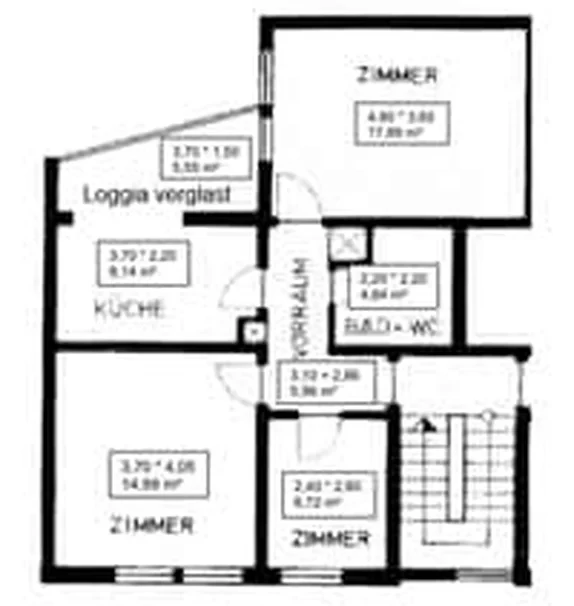 Apartment in Ludwigstrasse, Stuttgart for 64 m² with 1 bedroom