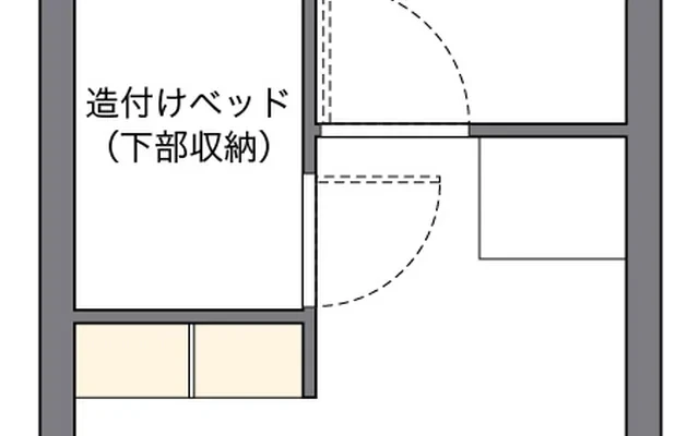 レオパレスさざなみ – Studentenunterkunft in Chikusei City – 201号房间(带独立厨房)