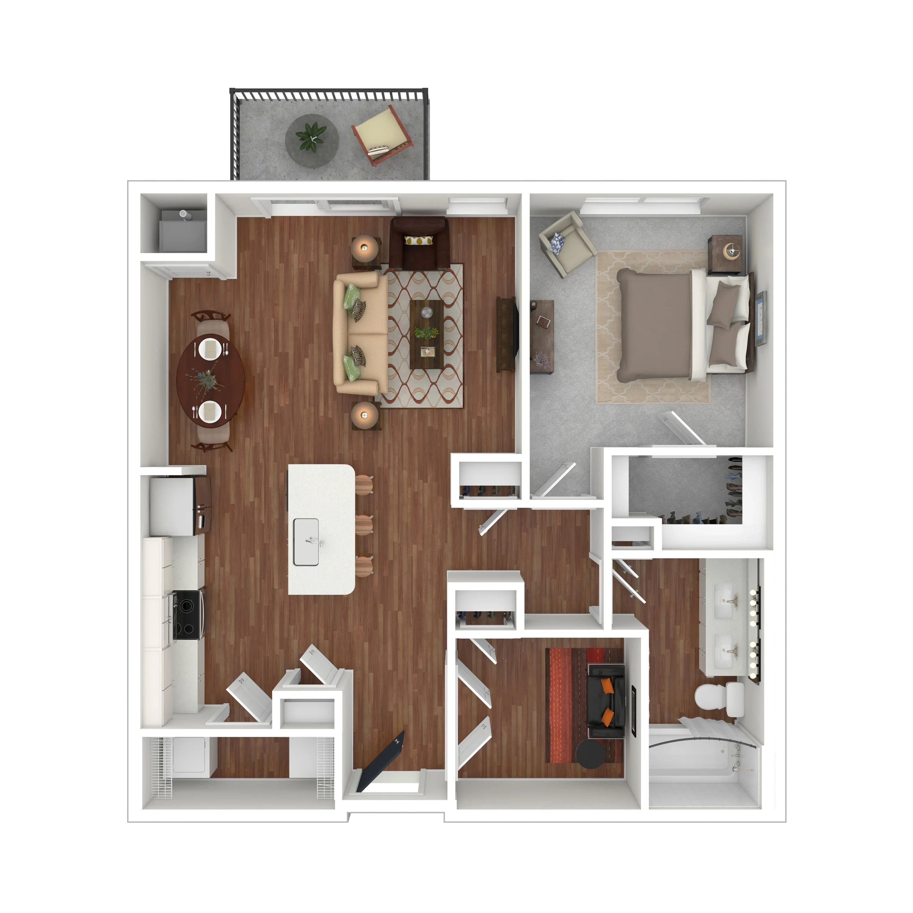 1 Bed 1 Bath Glow with Den