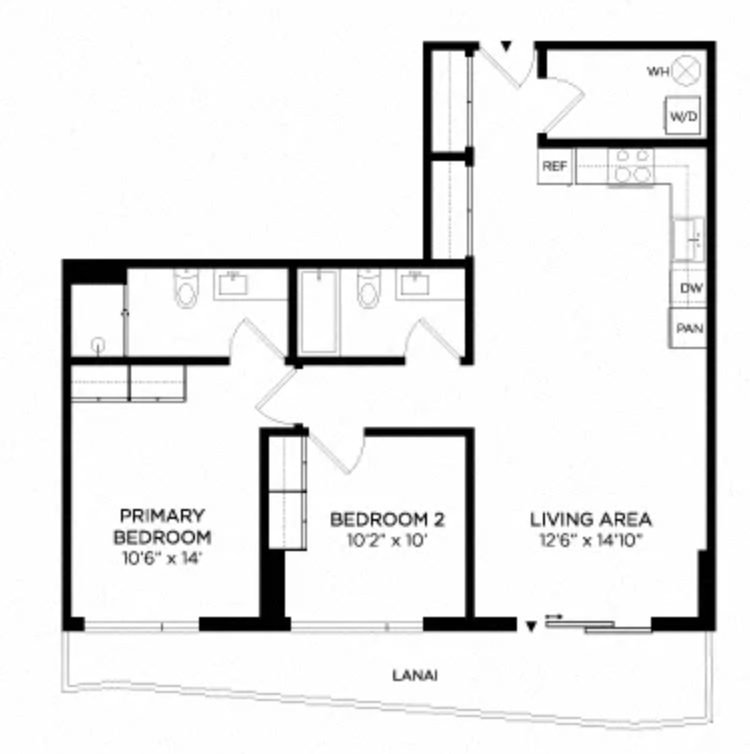 2 Bedroom 2E