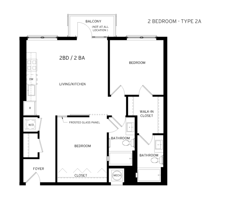 2 Bed 2 Bath Blush