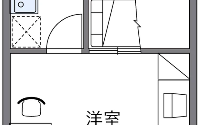 レオパレスクリスタル笠舞Ⅰ 1